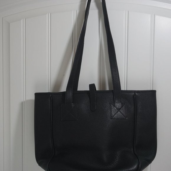 Vintage Black Leather Dooney & Bourke Bag - Picture 2 of 6